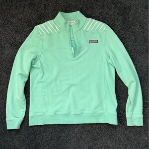Vineyard Vines Mint Green Quarter-Zip Pullover
